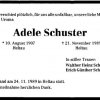 Binder Adele 1907-1989 Todesanzeige